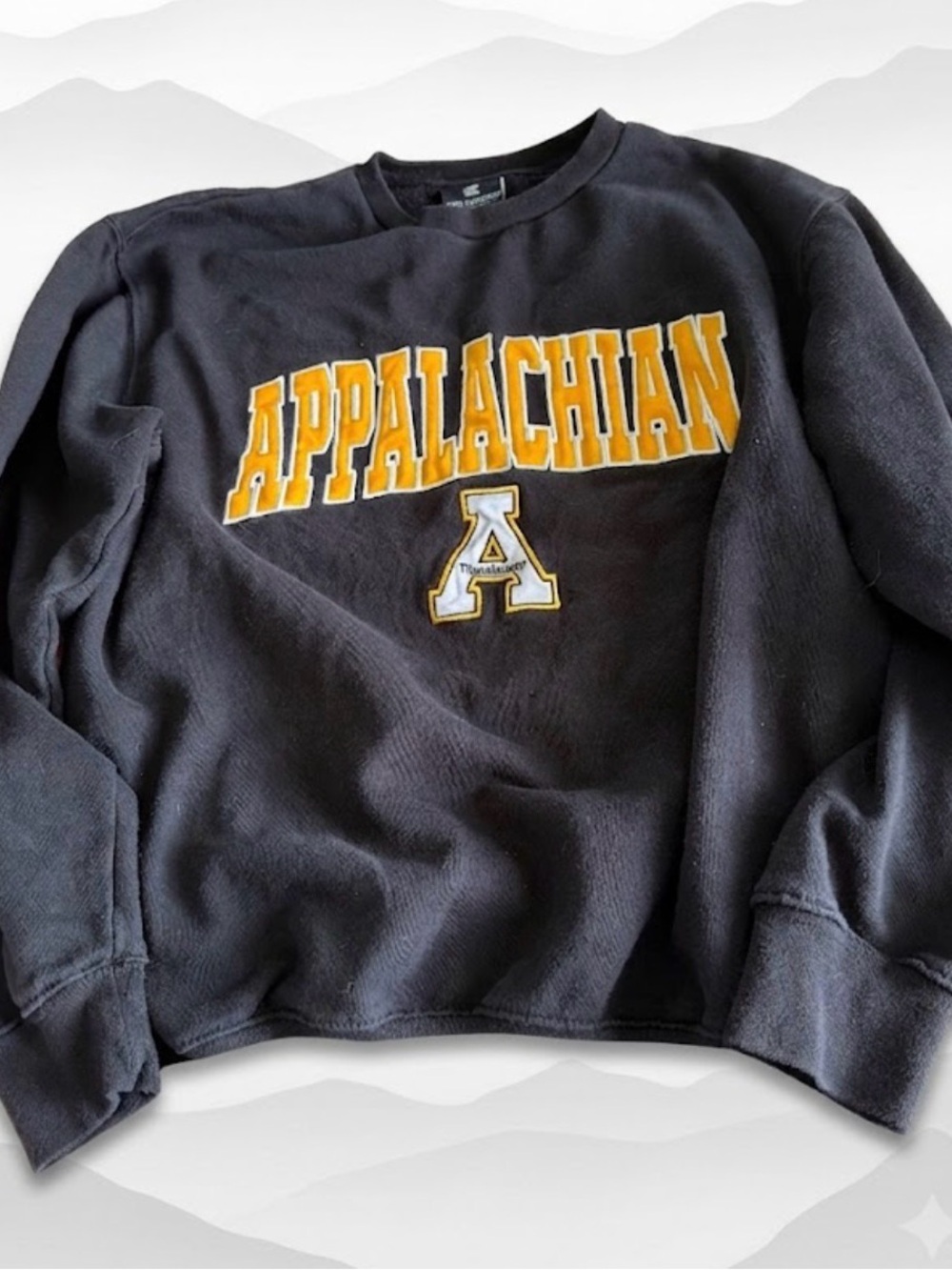 Appalachian State NC College Apparel Crewneck Sweatshirt Mountaineers Colosseum